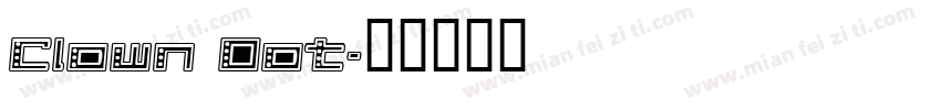 Clown Dot字体转换